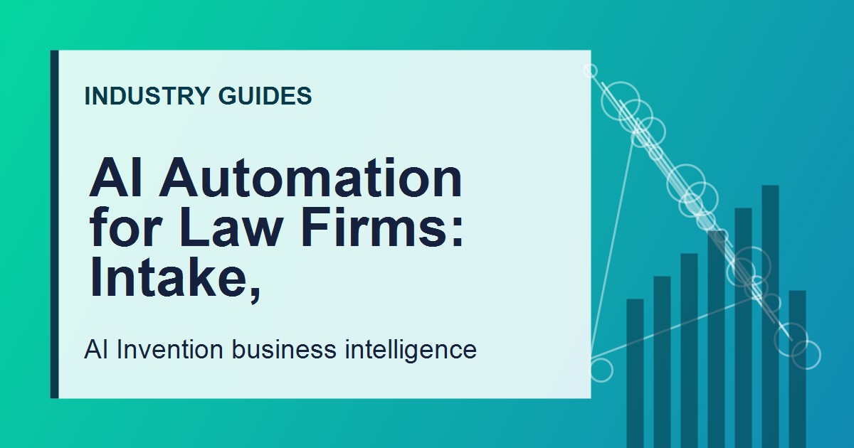 AI Automation for Law Firms: Intake, Research, and Document Drafts article image
