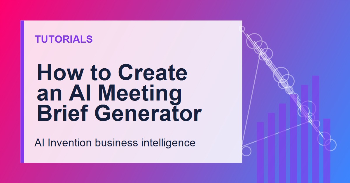 How to Create an AI Meeting Brief Generator article image