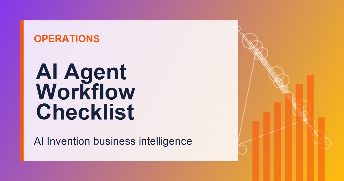 AI Agent Workflow Checklist for Operations Teams article image